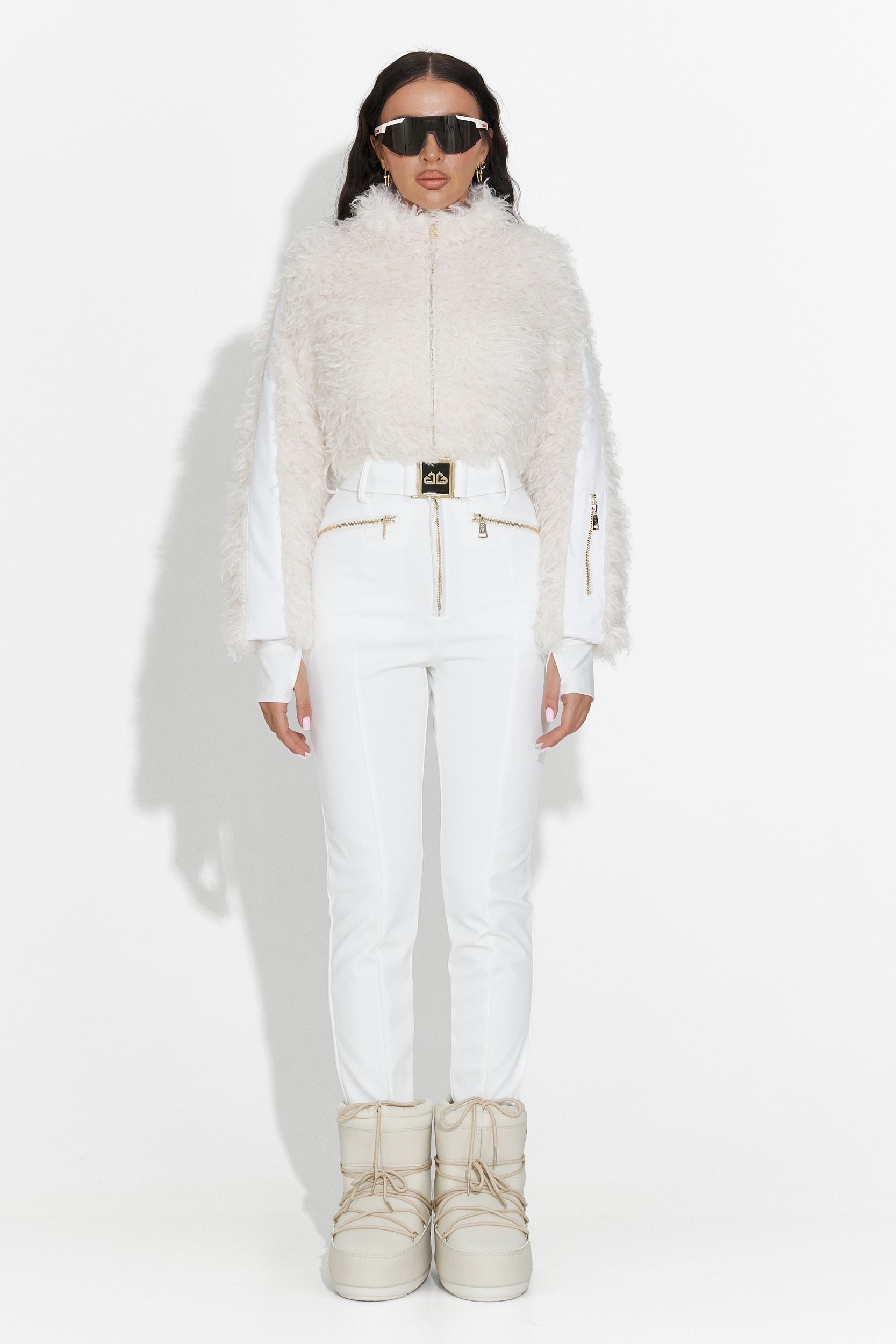 Salopeta ski casual alba Alycia Bogas