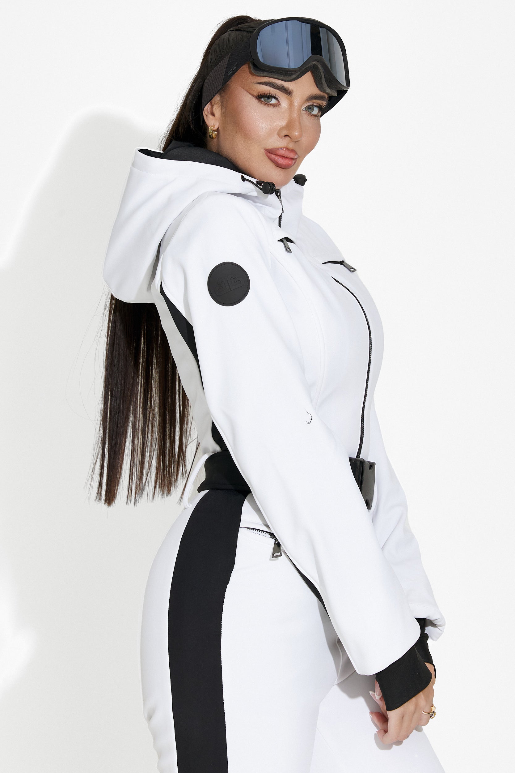 Salopeta ski casual alba Yrech Bogas