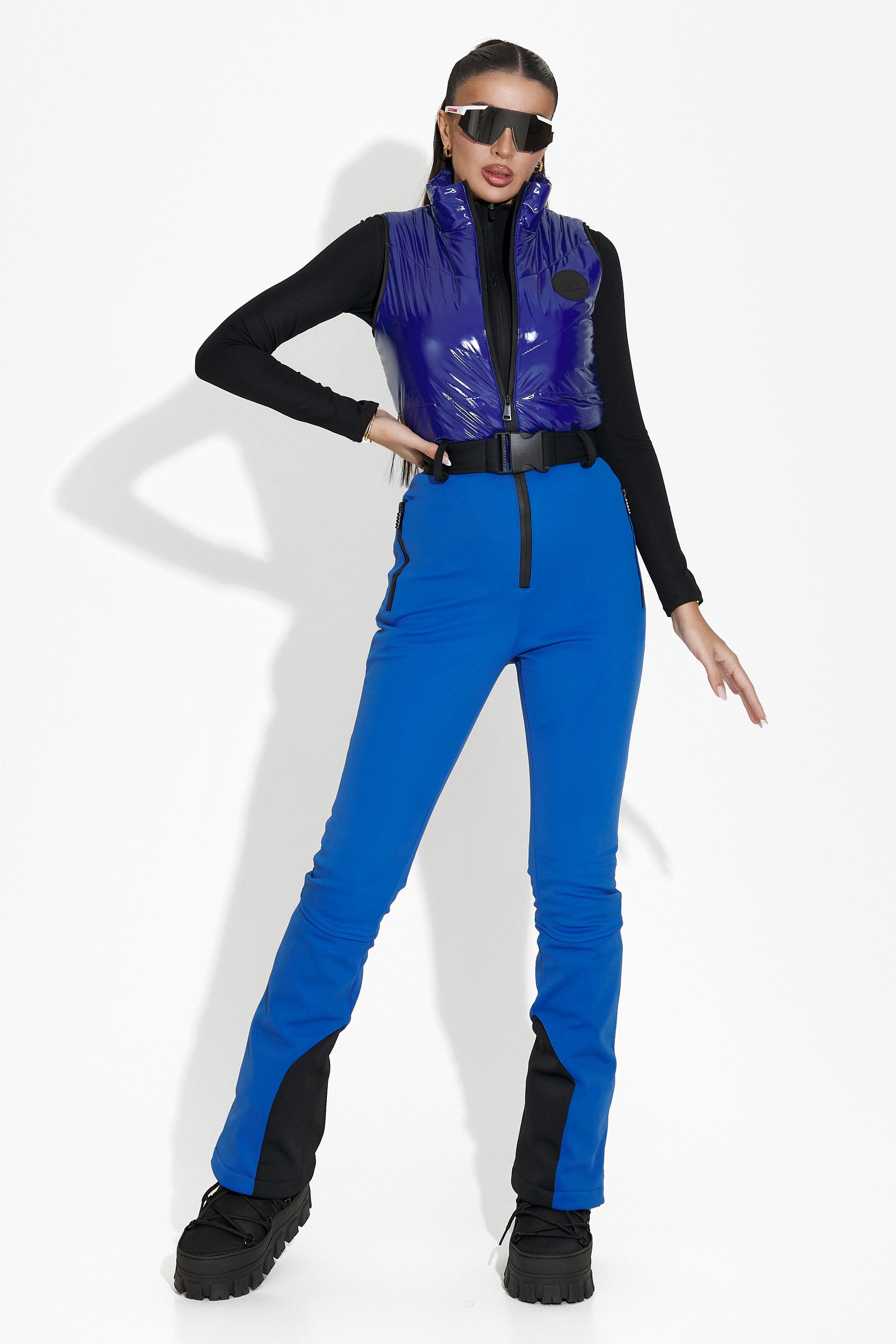 Salopeta ski casual albastra Palmyra Bogas