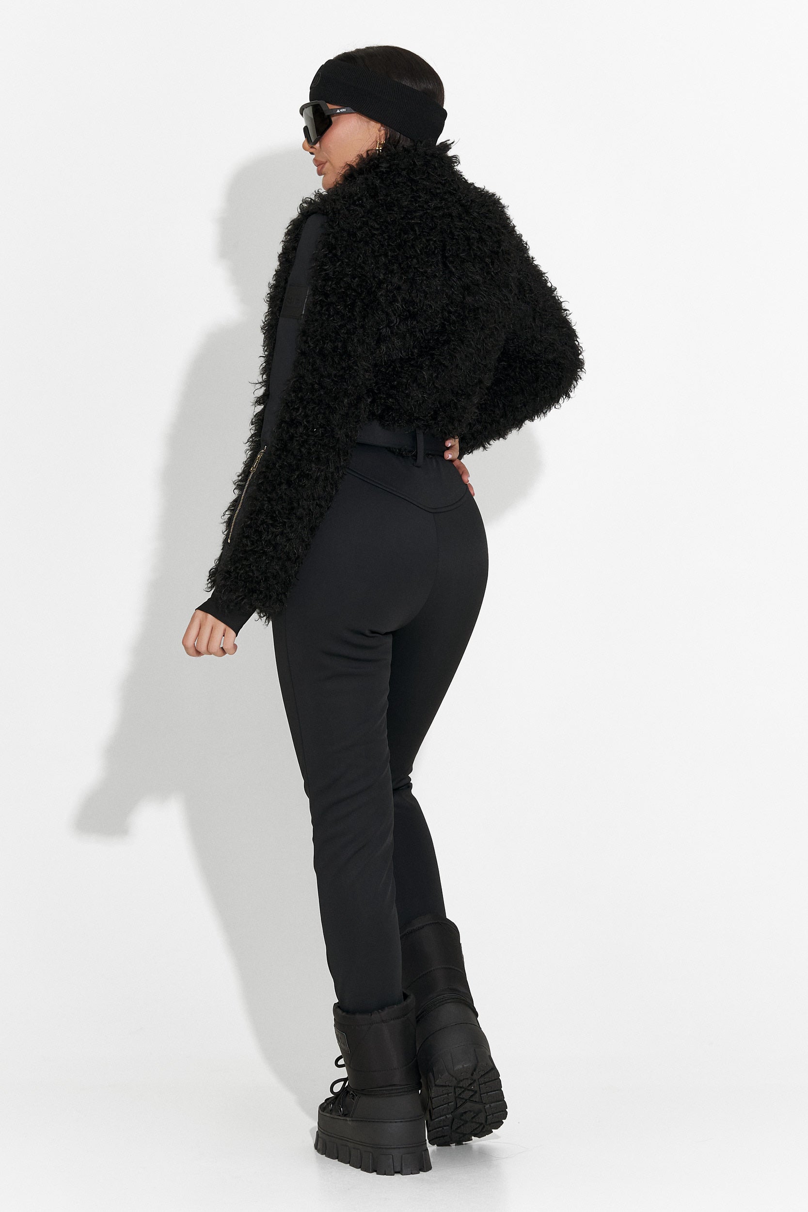 Salopeta ski casual neagra Alycia Bogas