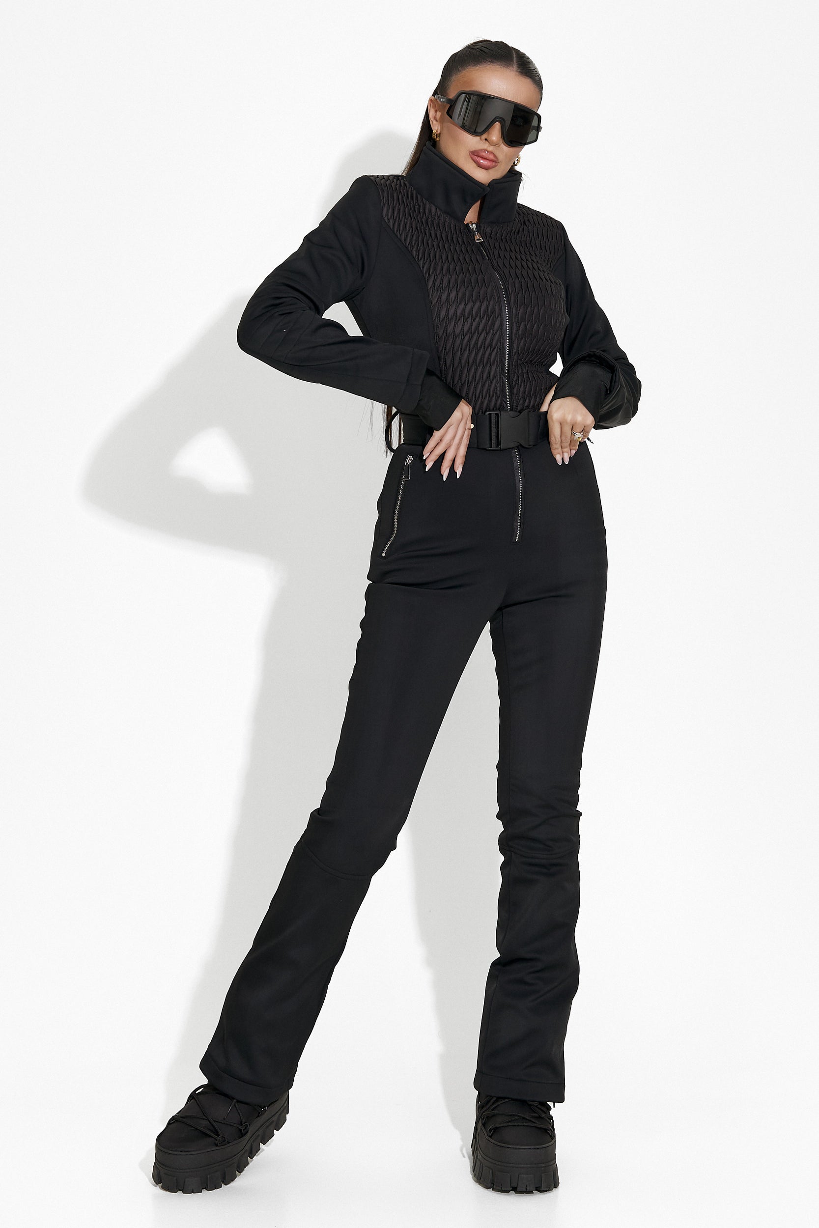 Salopeta ski casual neagra Maisha Bogas