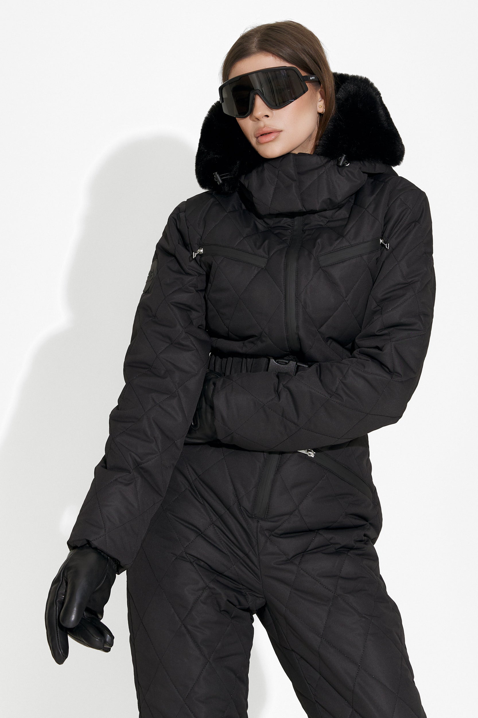 Salopeta ski casual neagra Valene Bogas