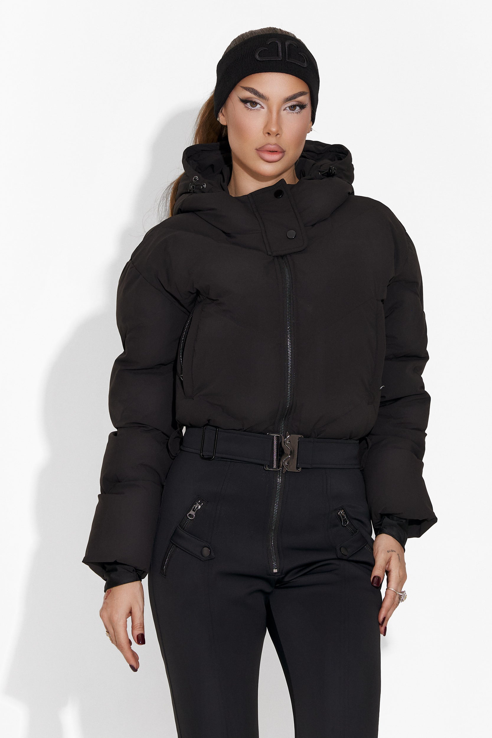 Salopeta ski dama neagra Vibranty Bogas