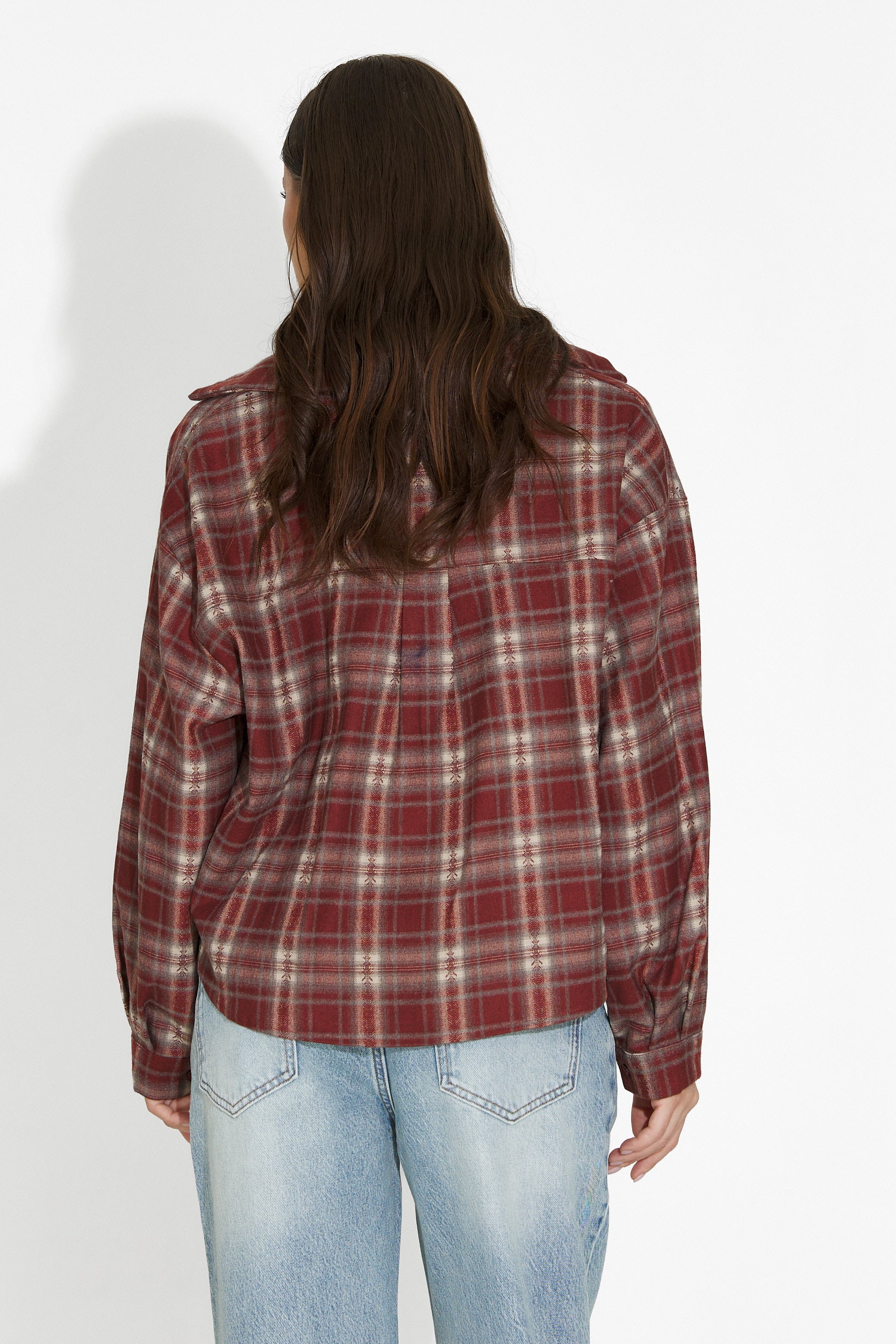 Set camasa dama + maiou burgundy Noielia Bogas