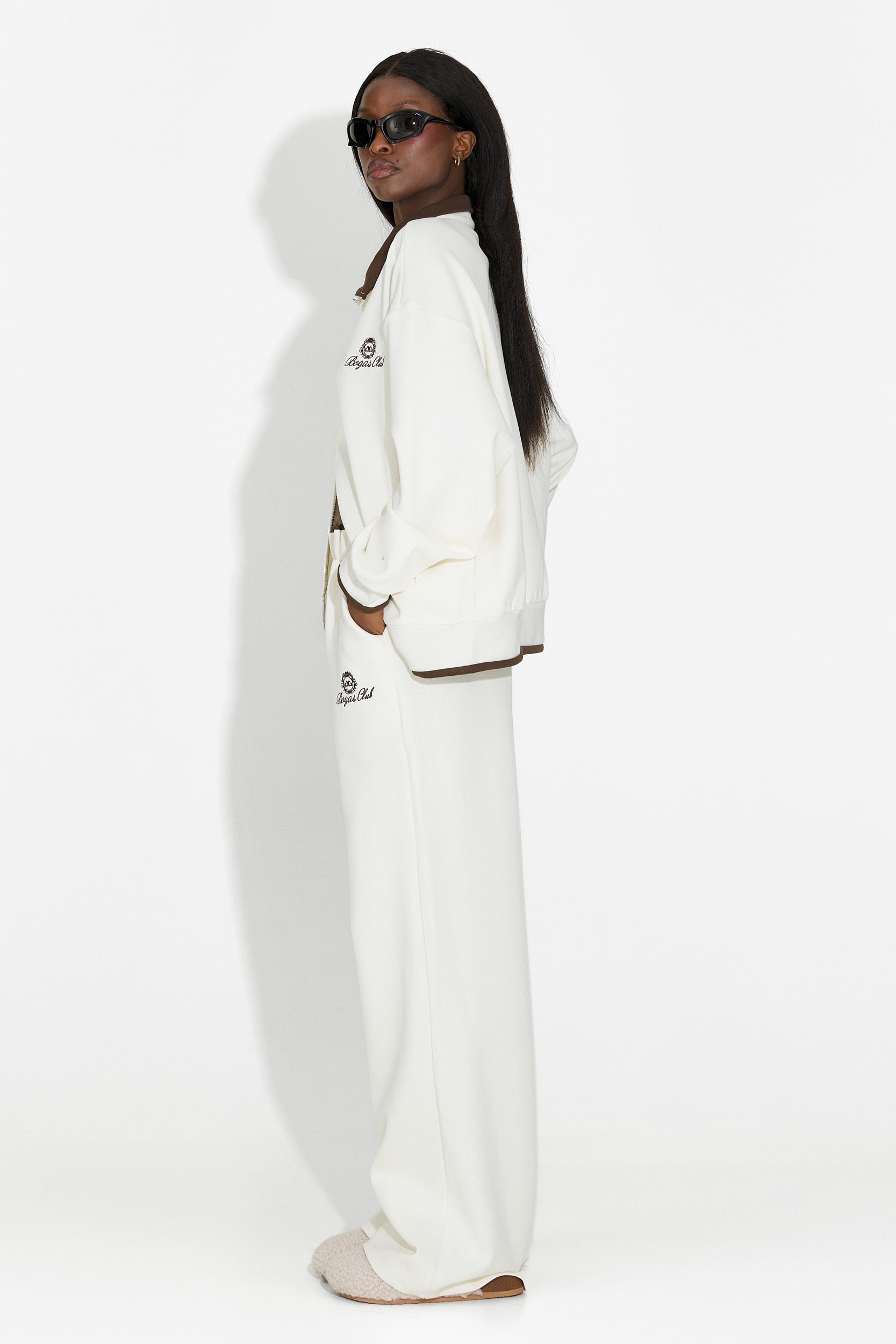 Trening dama casual bej Lysara Bogas