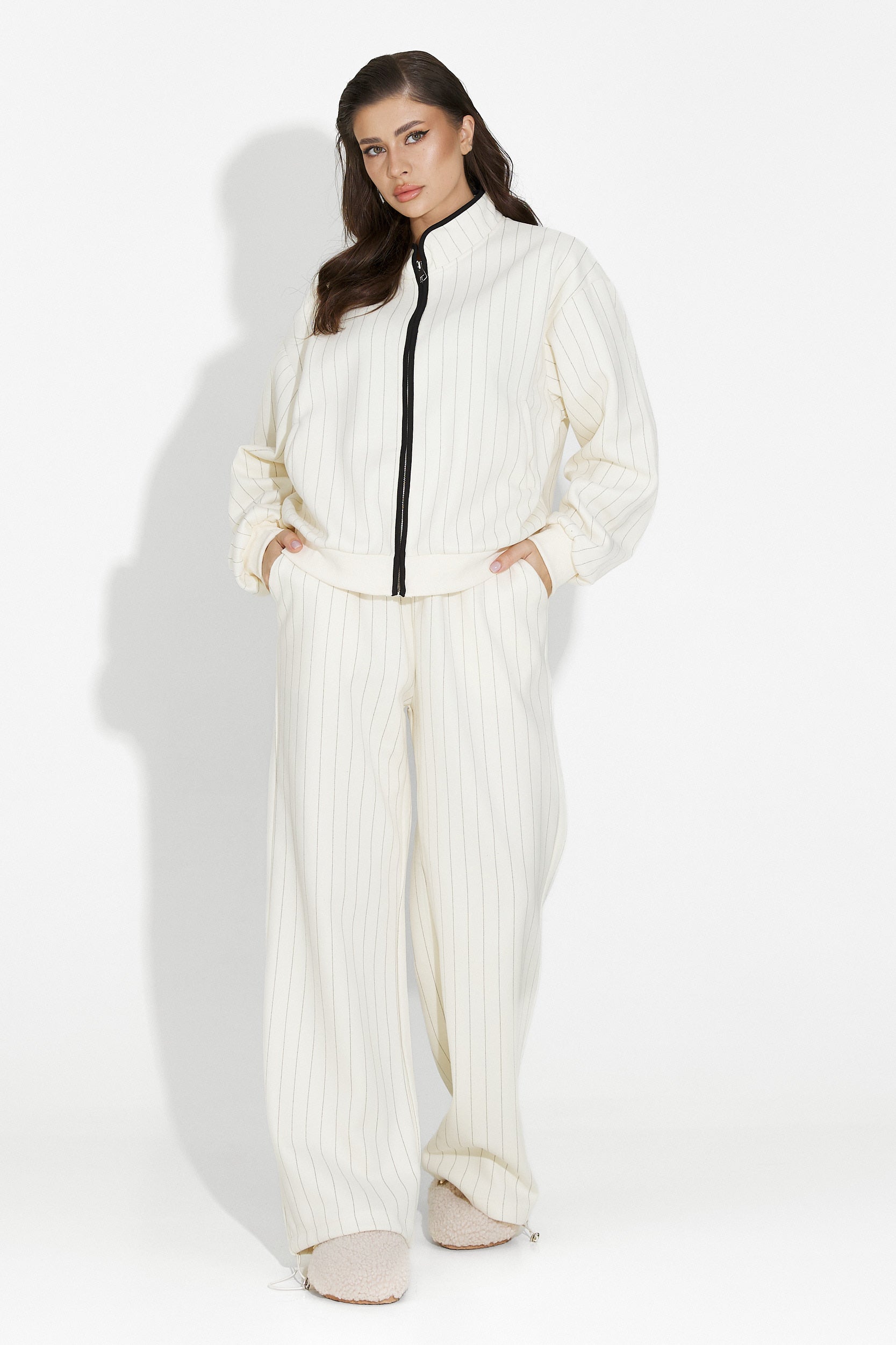 Trening dama casual bej Saviera Bogas