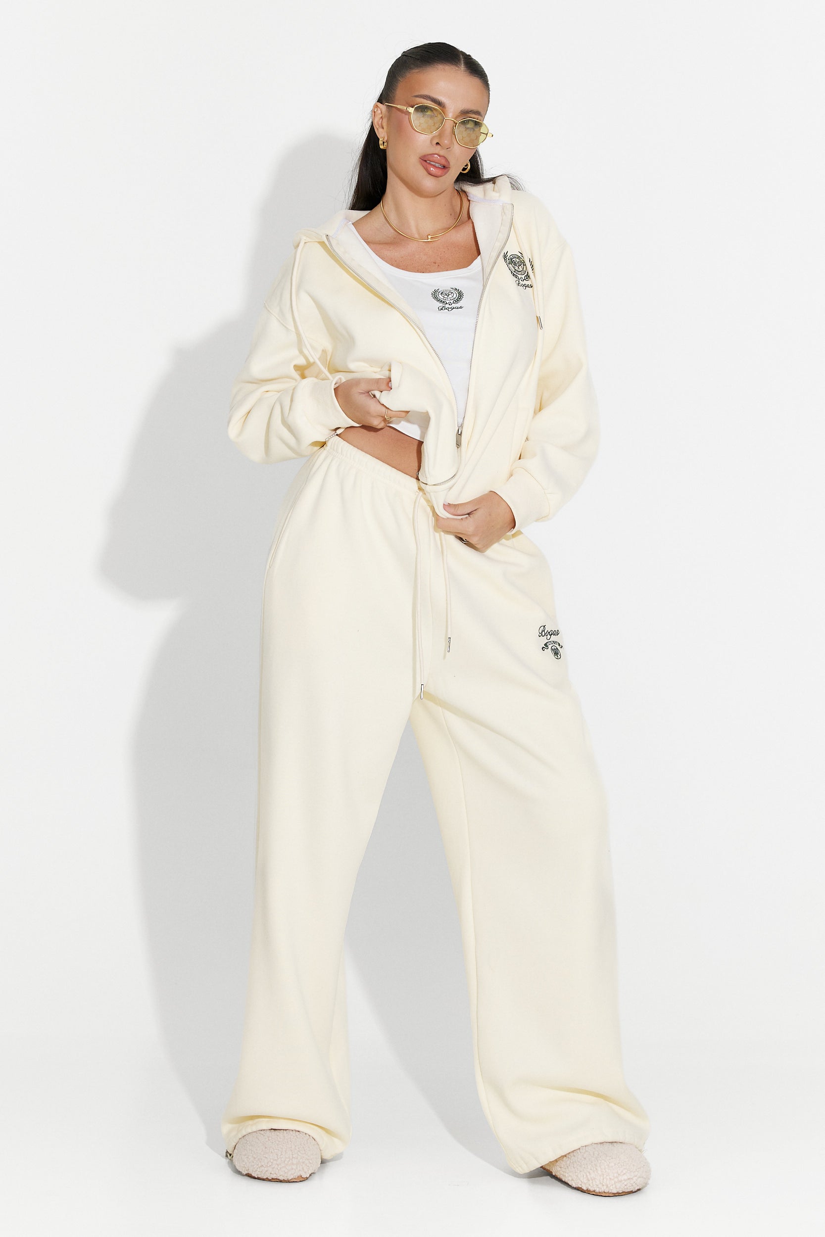 Trening dama casual galben Kalira Bogas