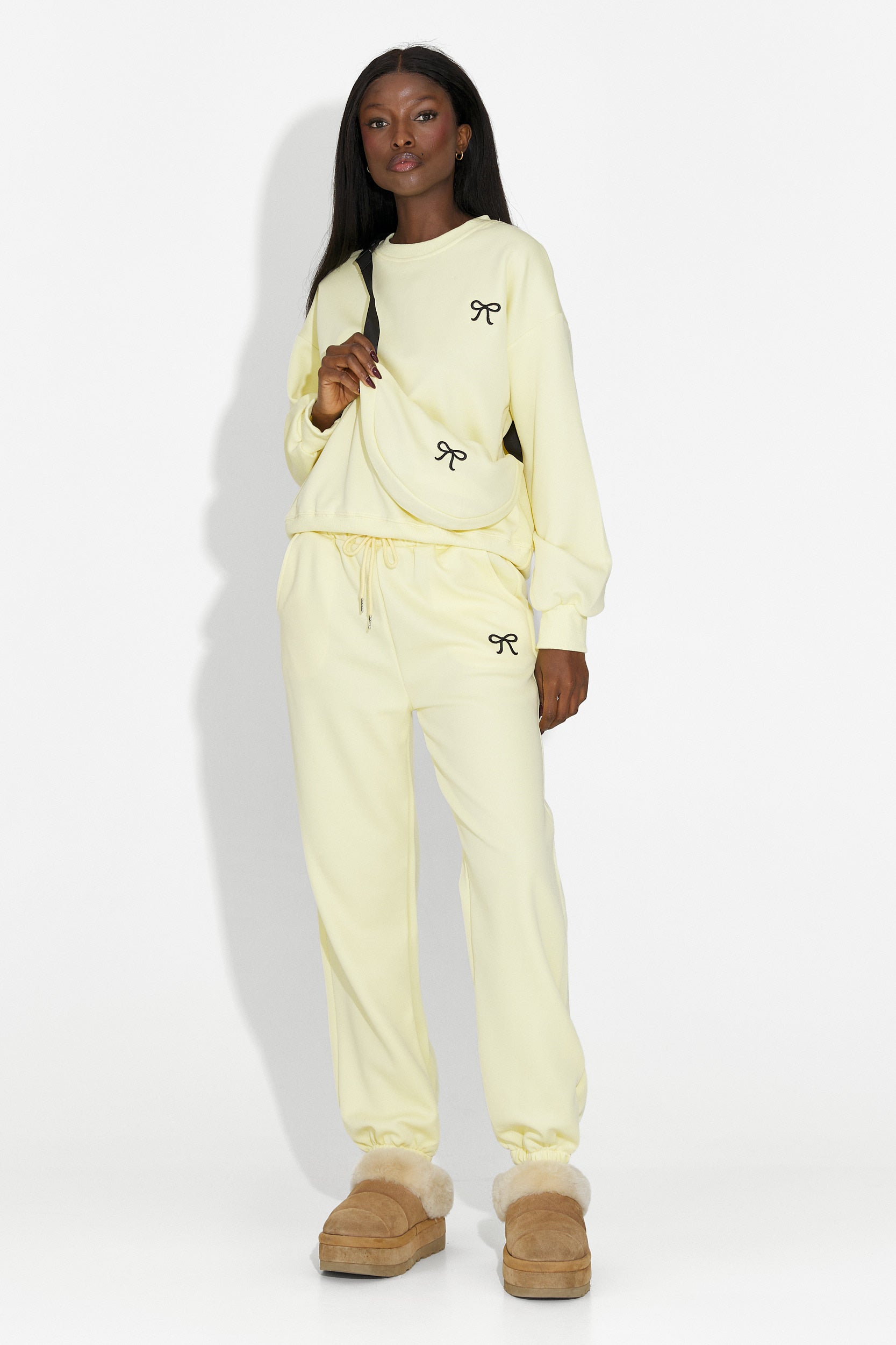 Trening dama casual galben Serelis Bogas