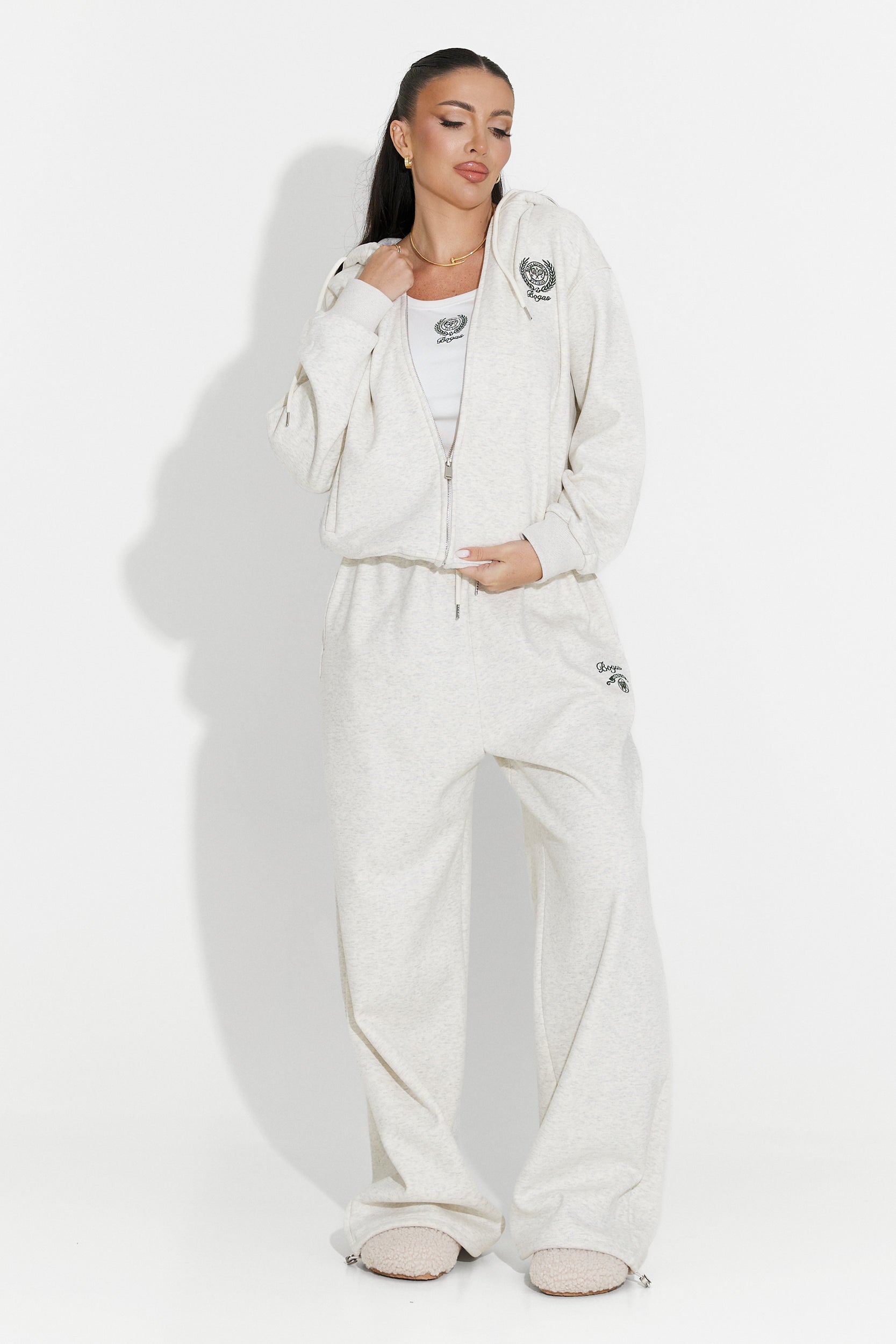 Trening dama casual gri Kalira Bogas