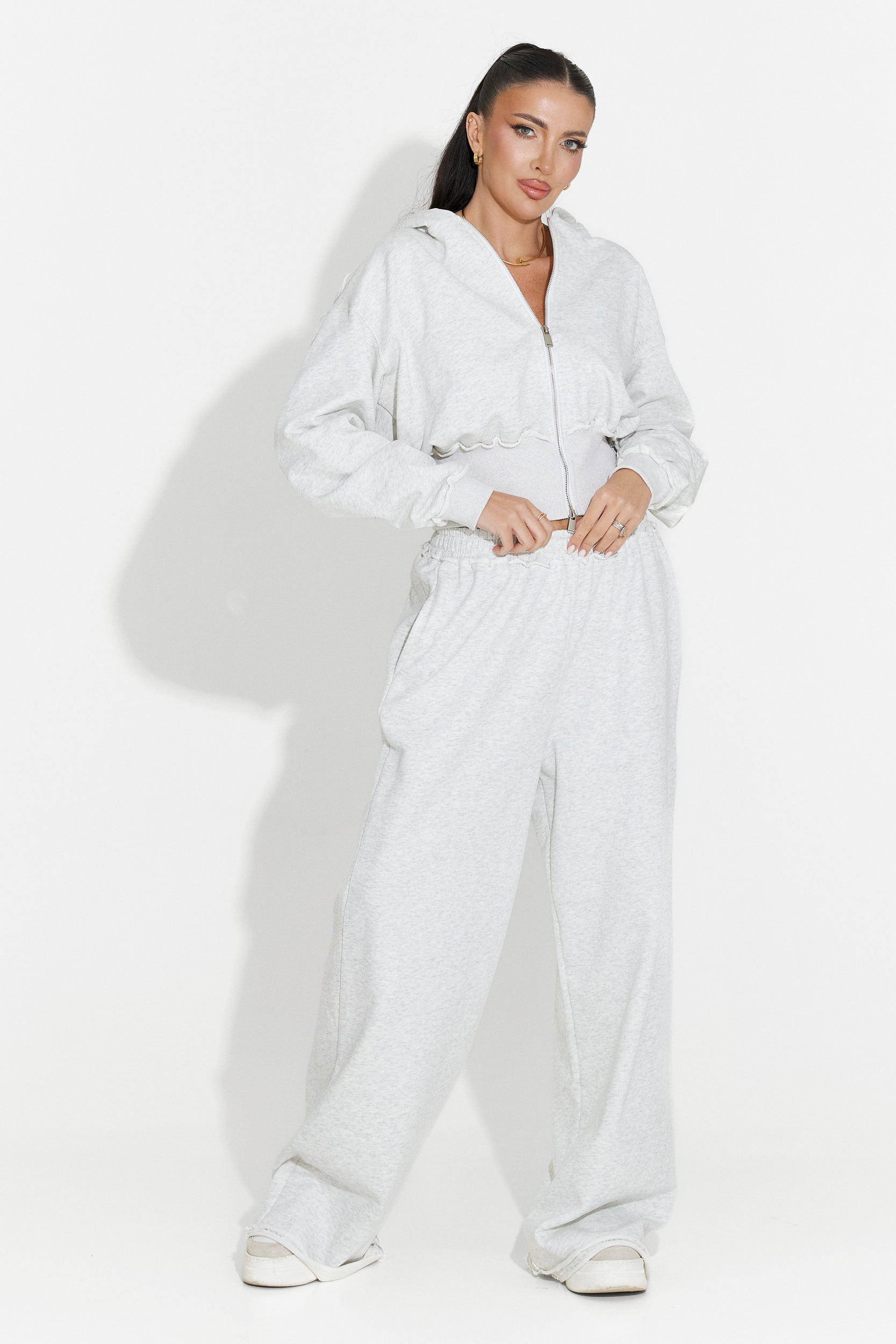 Trening dama casual gri Seloria Bogas