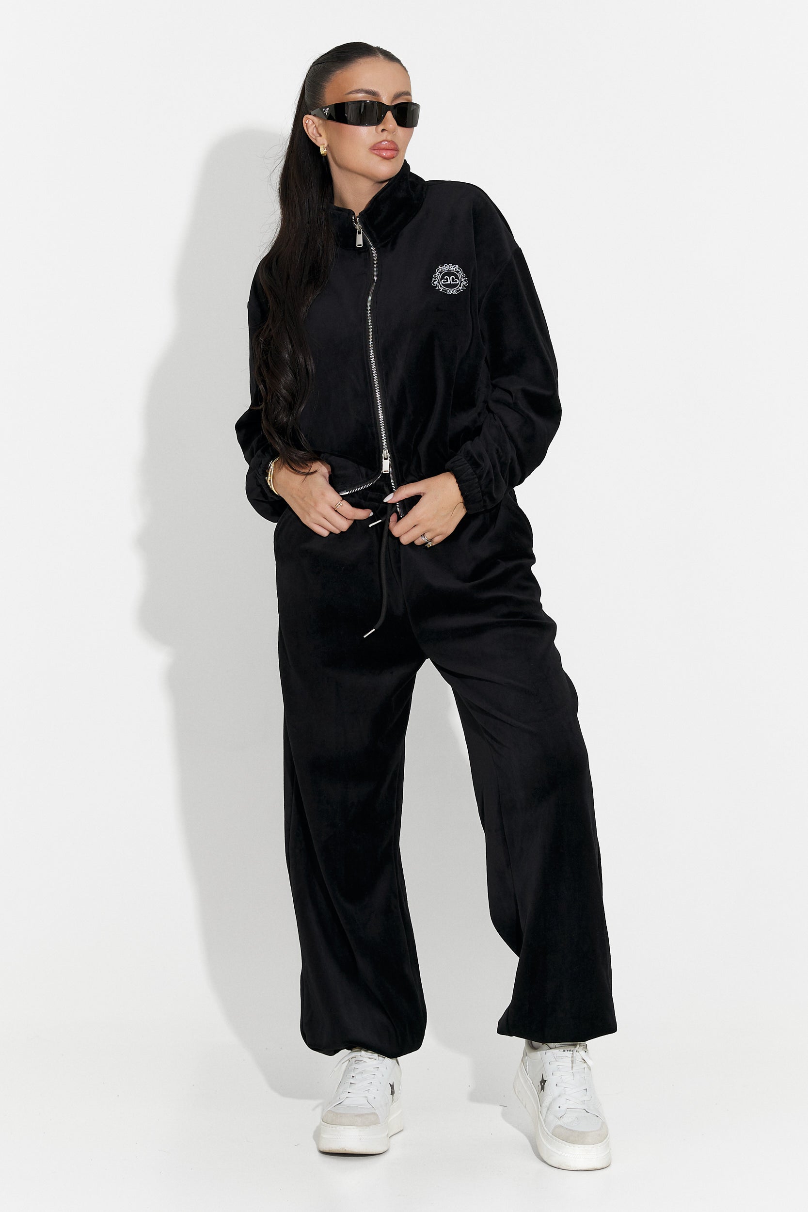 Trening dama casual negru Eidena Bogas