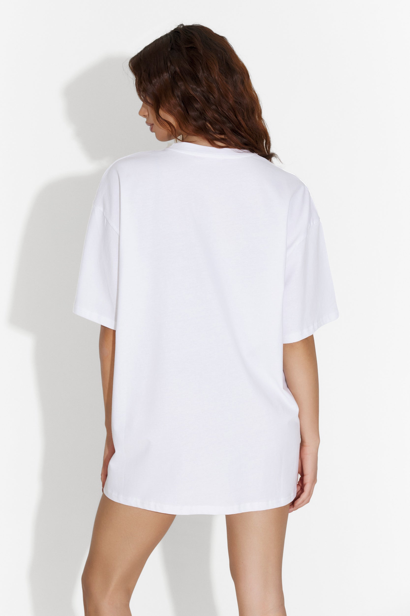 Tricou dama casual alb Metorica Bogas