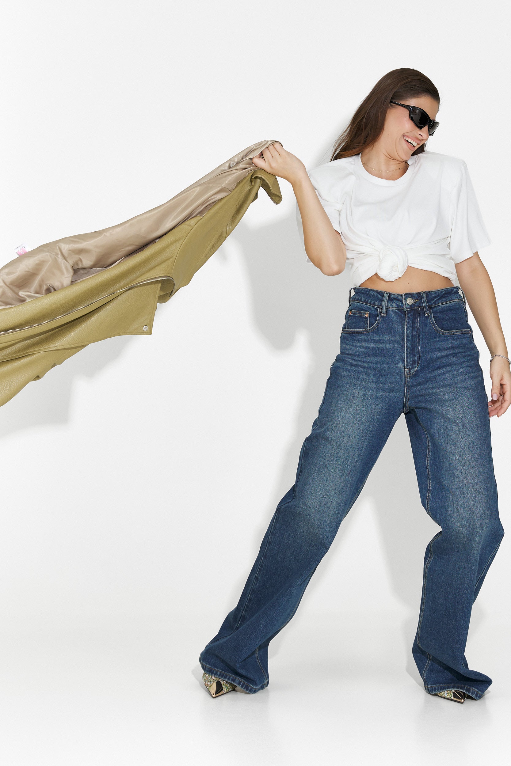 Tricou dama casual alb Norelia Bogas