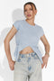 Tricou dama casual bleu Denisha Bogas