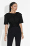 Tricou dama casual negru Norelia Bogas