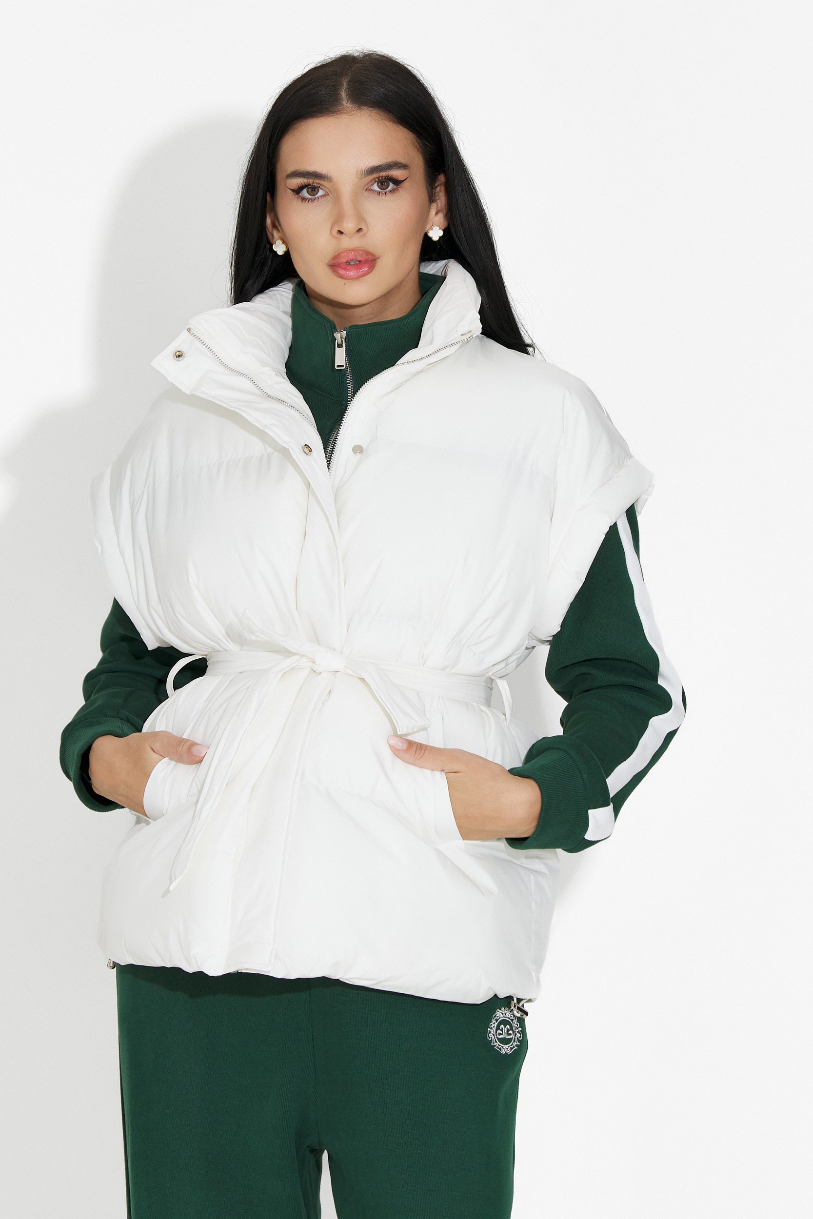 Vesta dama casual alba Denoria Bogas