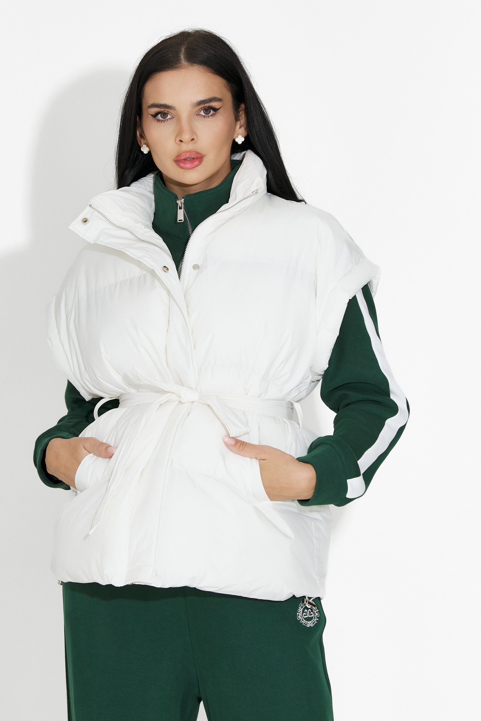 Vesta dama casual alba Denoria Bogas