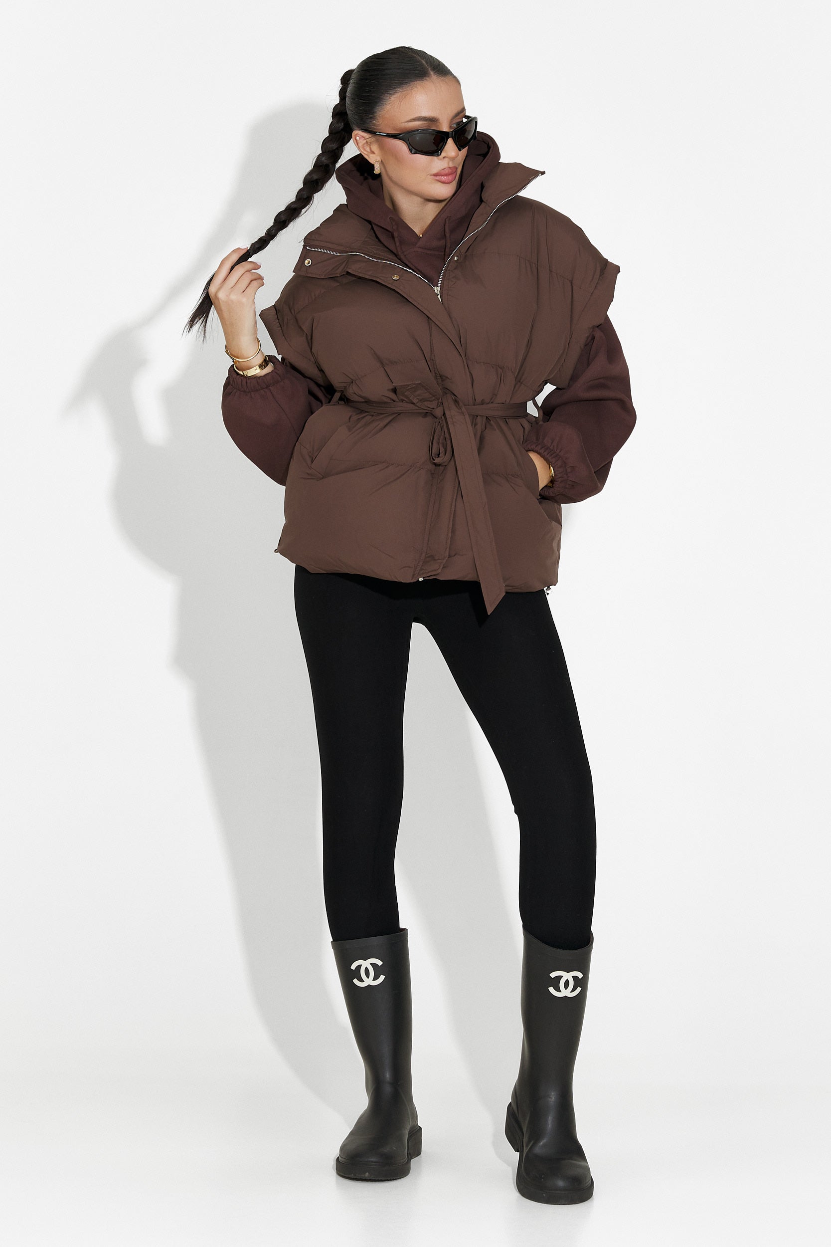 Vesta dama casual maro Denoria Bogas