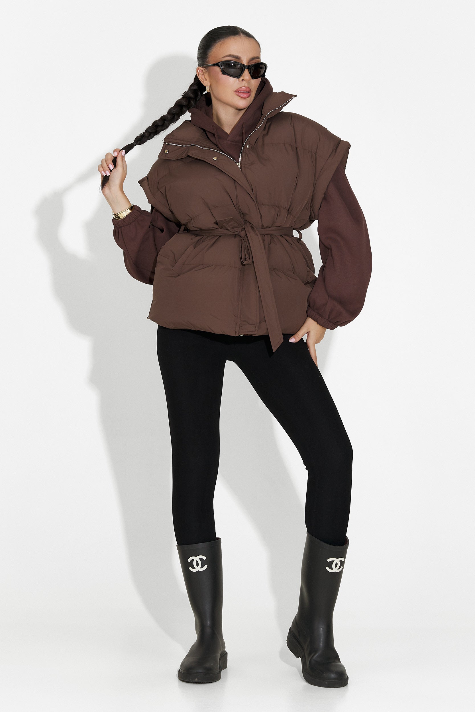 Vesta dama casual maro Denoria Bogas