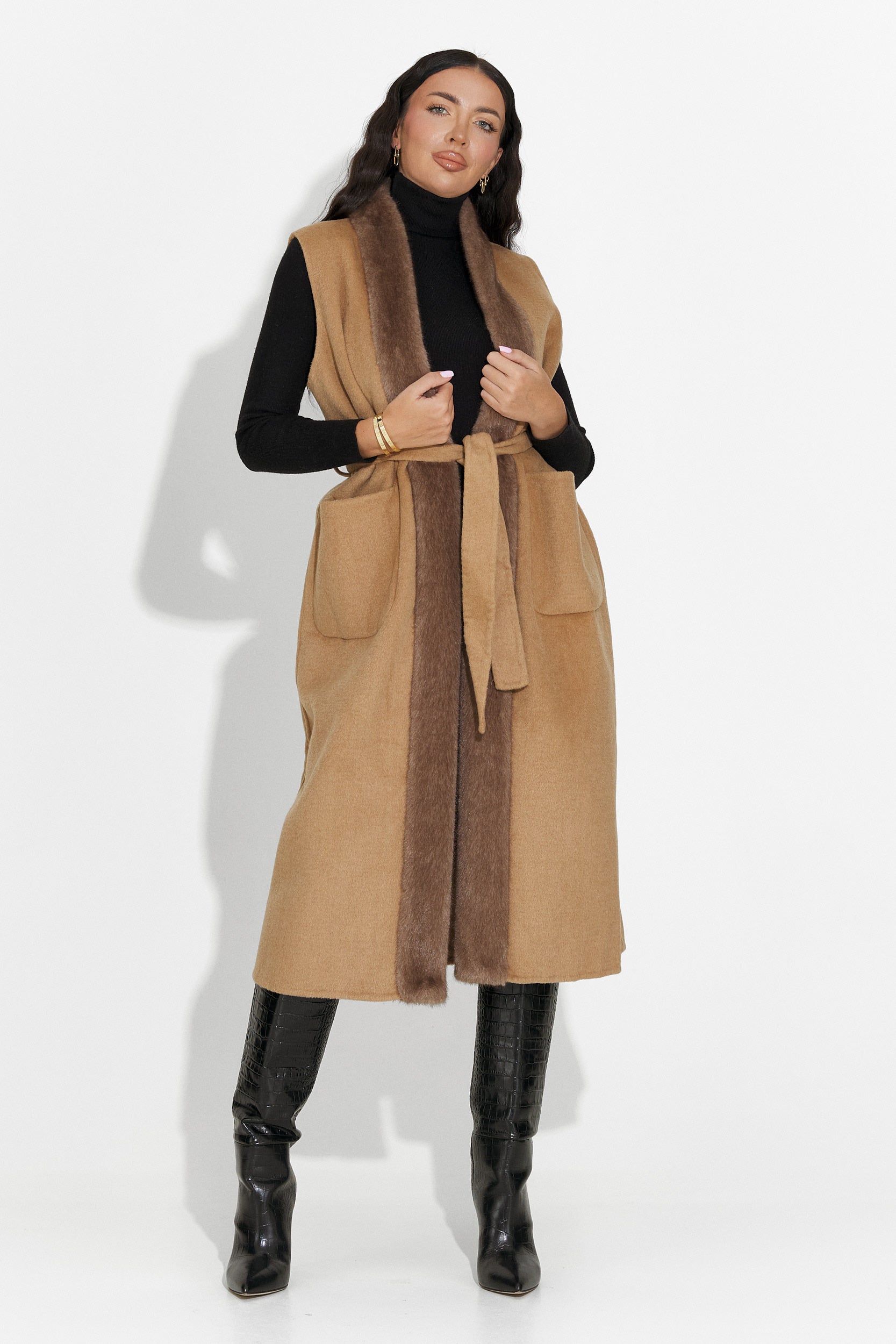 Vesta dama eleganta maro Brania Bogas